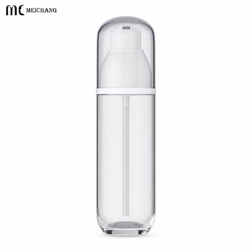 100ml 120ml 150ml Thick Wall Round Bottom PET Cosmetic Packaging Bottle, Lotion Pump & Fine Mist Spray Pump Options(MC-445)