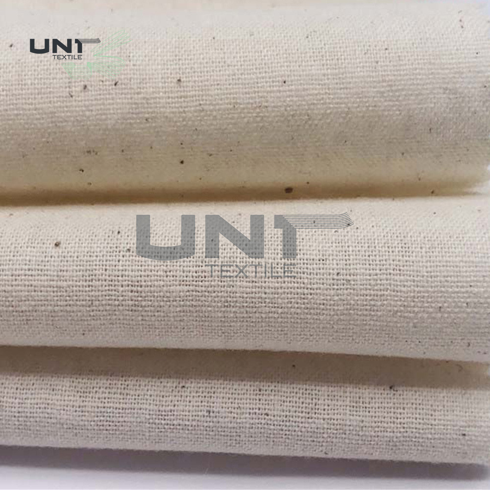 High Durability Plain Dyed Pattern 65% Polyester 35% Cotton Pocketing Fabric Fusible Interlining