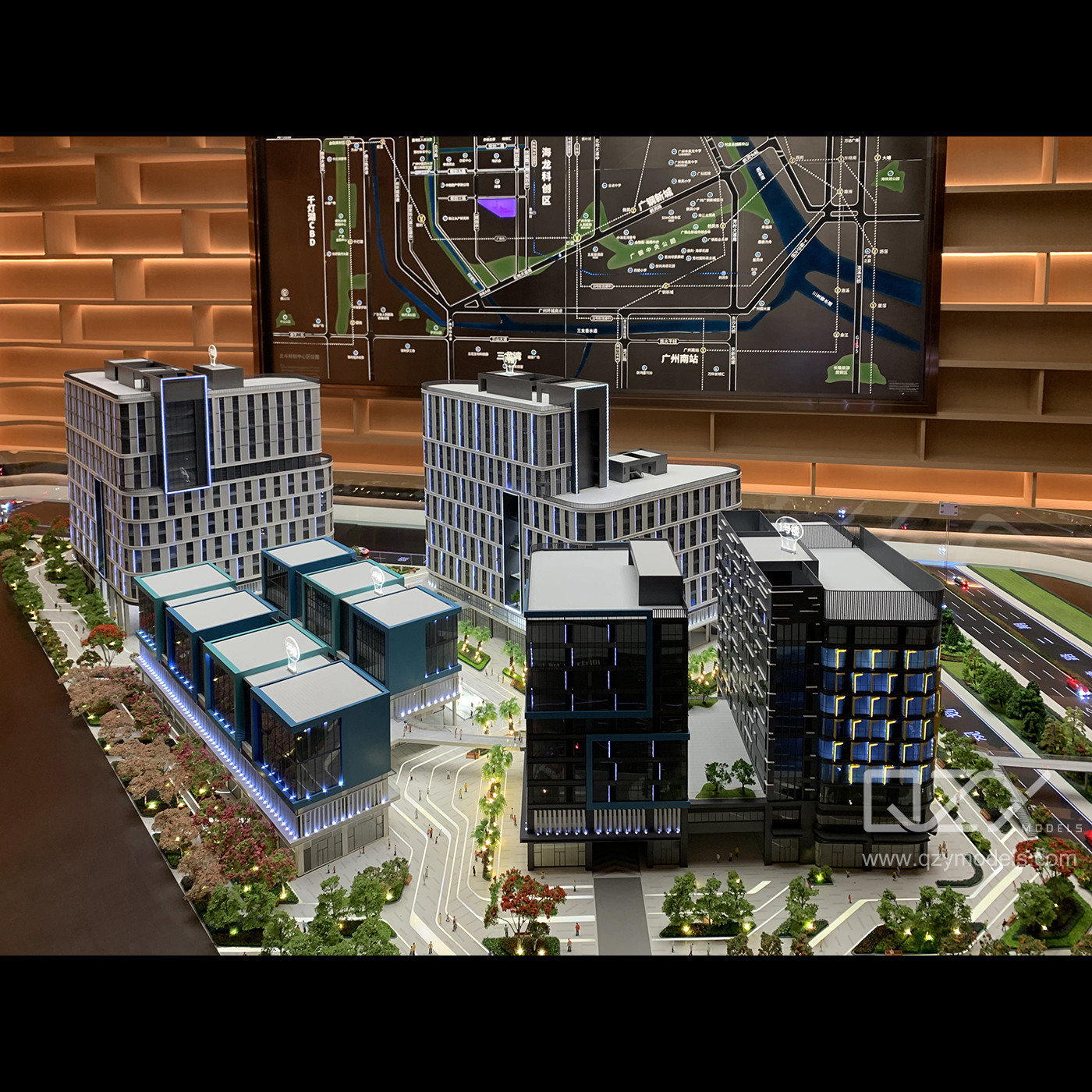 Дисплейная модель - Ruimeng 1/100 Yunku Technology Valley