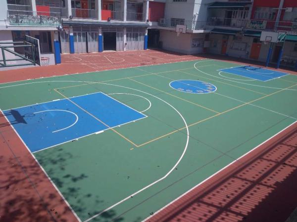 Moisture Proof PU Acrylic Tennis Court Athletic Track 2mm Thickness