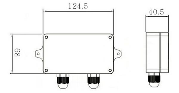 Module amplificateur de signal de cellule de charge 4-20mA IP65 pour installation fixe sur le marché