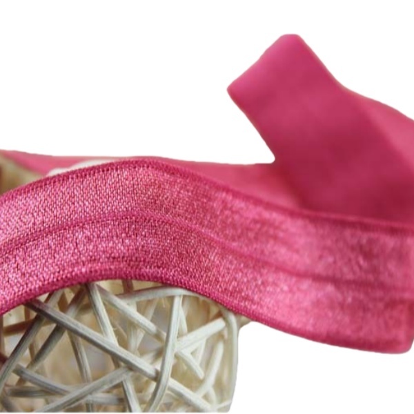 Shiny Bias Elastic Webbing 20mm Width Spandex Material with Oeko-Tex Certificate Stretch Feature