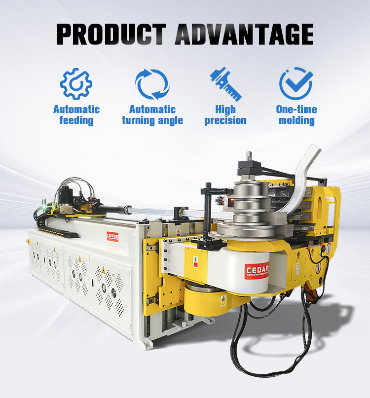 PLC Controlled Water Cooled Pipe End Forming Machine with 45# Steel Construction for Fitness Equipment
