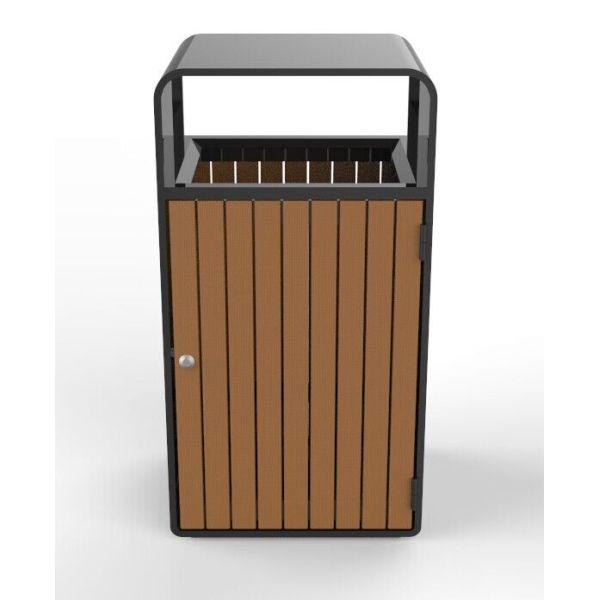 Внешние контейнеры для переработки стали Мусорные баки На улице парка Мусорный контейнер Общественный коммерческий мусорный контейнер