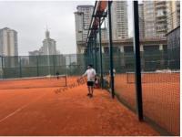Toit rétractable sportif électrique pour court de tennis extérieur