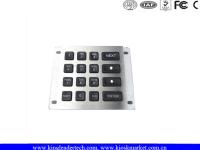 Pavé de numérique illuminé étanche, panneau Mont-clavier avec touches rétro-éclairé de 16 MKP100-1
