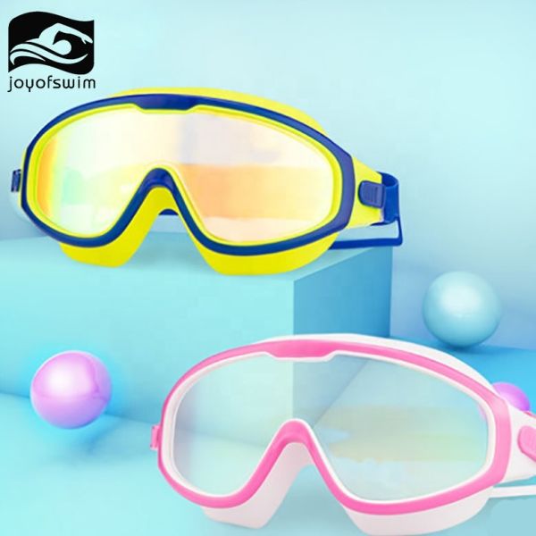 Sports Diving Children Swimming Goggles Large Frame Swimming Goggles With Surf Ear Plugs