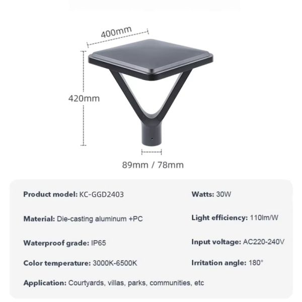 Solar LED Garden Lights with Adjustable Brightness LED Decorative Lighting for Backyard/Deck