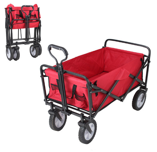 Retractable Handle Stall Folding Car For Outdoor Camping