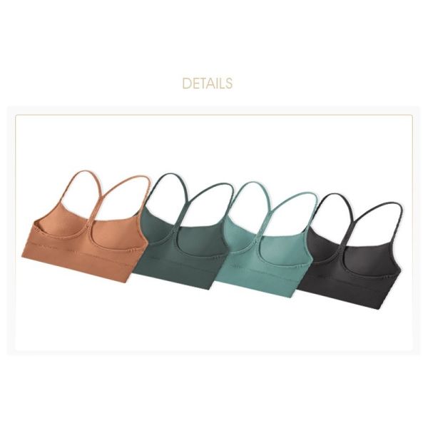 Кромка бюстгальтера спорт сплошного цвета задней части подачи y Pro расширенная кожей для идущего спортзала йоги