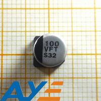 Capacitor eletrolítico de alumínio 100uF 35V EEEFT1V101AP de SMD