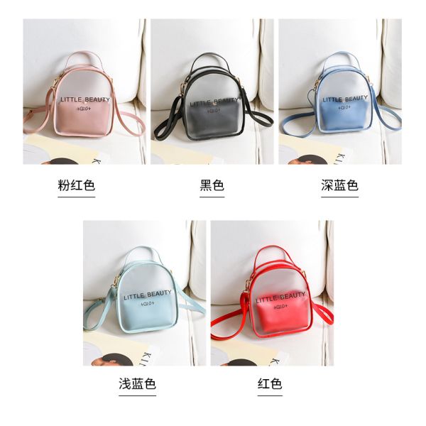 Gender Women Clear Waterproof Small Backpack Acceptable for Customization