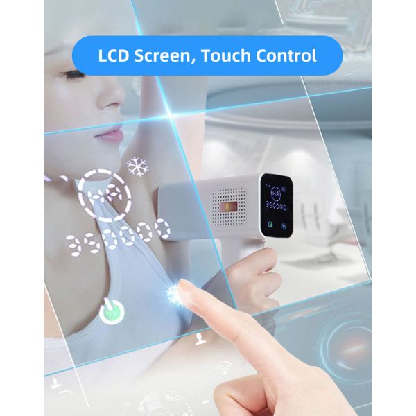 FCC Painless 4CM2 Pulsed Light Ice Cool IPL Permanent Hair Removal