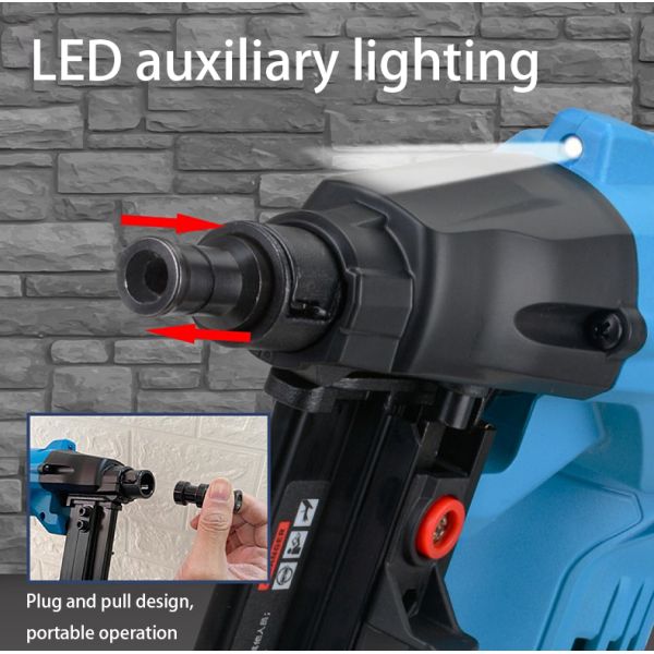 Industrial Grade Cordless Powder Actuated Nail Gun With 30 Capacity Lithium Battery