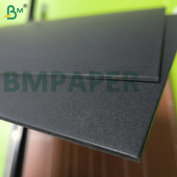 Solid Black Cardstock 1mm 1.5mm Full Matte Black For High End Packaging