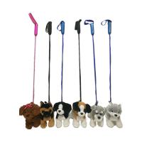 6 cães do bicho de pelúcia do presente de Asstd que olham a fibra 6.69in Hypoallergenic real de 17cm