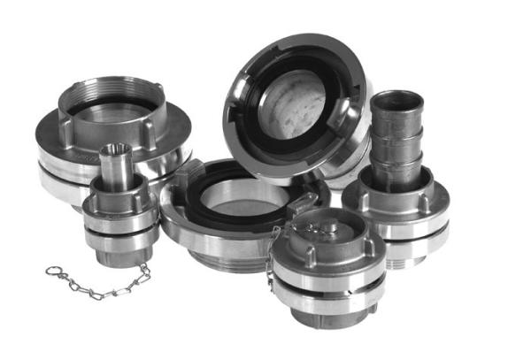 Storz Fire Hose Coupling Fittings Aluminium Material With Hose Tail / Spool Adapters
