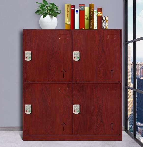 KD Wood Color 0.5mm Steel Storage Locker