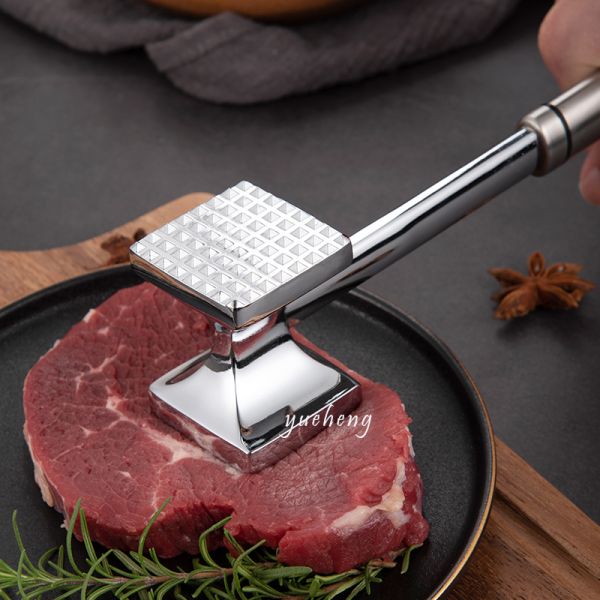 Zinc aluminum alloy meat hammer double -sided meat hammer knocking meat hammer pine meat hammer food hammer kitchen uten