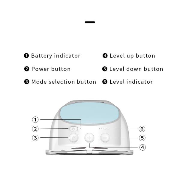 Latex Free Handsfree Electric Breast Pump Wearable Fast Charging Wireless Breast Pump