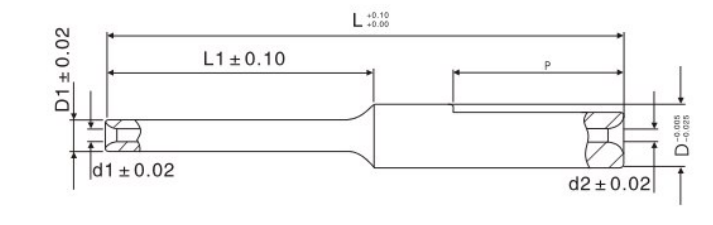 Ultra-high Wear Resistance carbide nozzle fine polishedWire winding guide pins cw0505-2010-3510