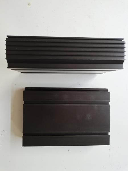 A aleta de anodização do Passivation conduziu a cor de alumínio expulsa do preto do dissipador de calor