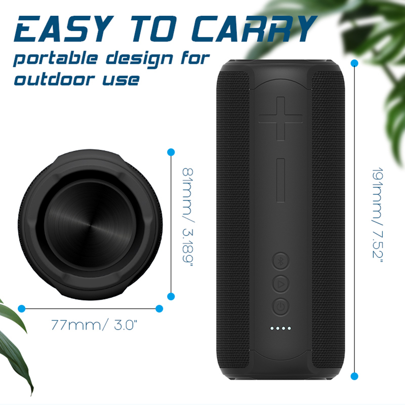 China Online Shopping Premium bluetooth Speaker 20w Fabric Tws Subwoofer Speaker bluetooth Wireless