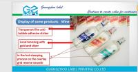 Etiqueta de etiqueta personalizada para resistente al agua resistente a las lágrimas adhesivos de vinilo personalizados fabricante de etiquetas