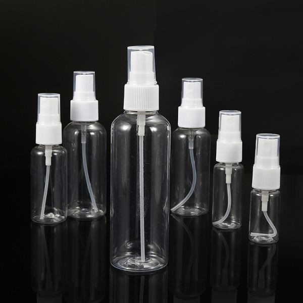 Hard Plastic Body Mist Spray Bottle With Transparent PET Bottle