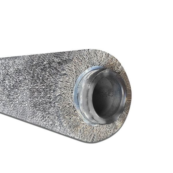 Stainless Steel Wire  Brush Roller Industrial Derusting Roller Galvanized Winding Brush Roller