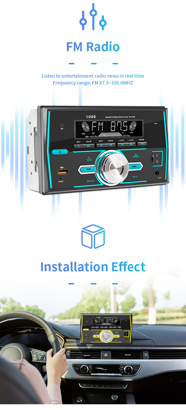 CE андроида планшета держателя автомобиля Bluetooth DIN MP3 2
