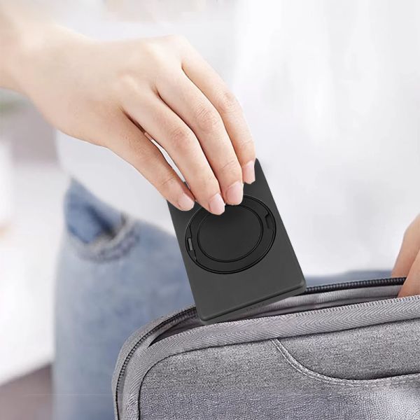 5000 мАч портативное магнитное зарядное устройство Черное магнитное зарядное устройство для портативного телефона