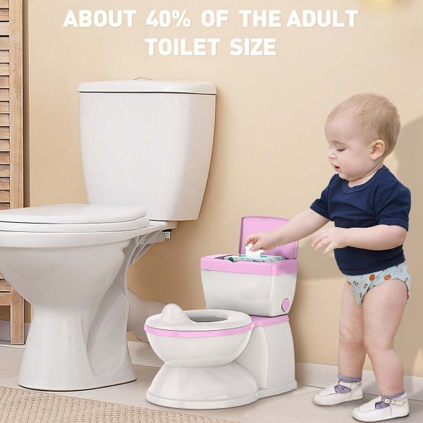 Blue Pink White Kids Potty Toilet Trainer with Custom Logo Acceptance and Eco Friendly Design