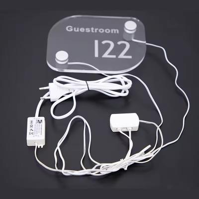 Custom Advertising Signage High Brightness House LED Acrylic Signs 25mm X 25mm