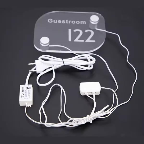 3D  Acrylic Backlit Advertising Signage Indoor Light Sign For Business Promotion