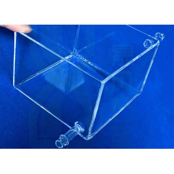 Clear Heating Or Chemical Morse 6.5 Fused Quartz Crucibles