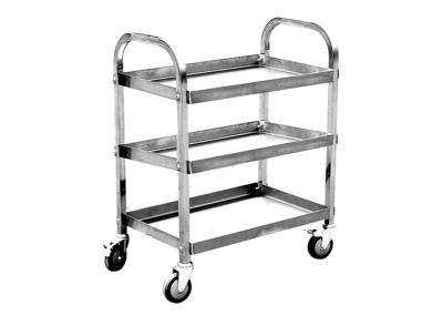 ST2/100 ST3/100 ST3/100A Four Wheels Stainless Steel Trolley Loading Capacity 100Kg