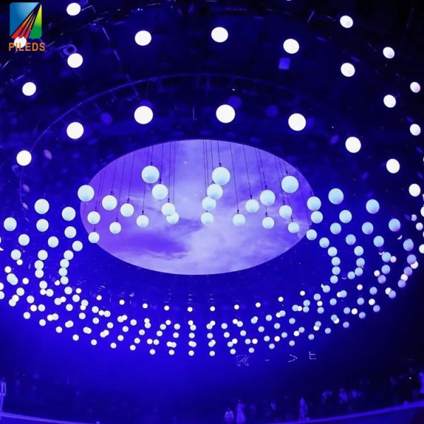 LED Kinetic Ball Light Led Lifting Ball DMX Motor Kinetic Lighting For Stage Show