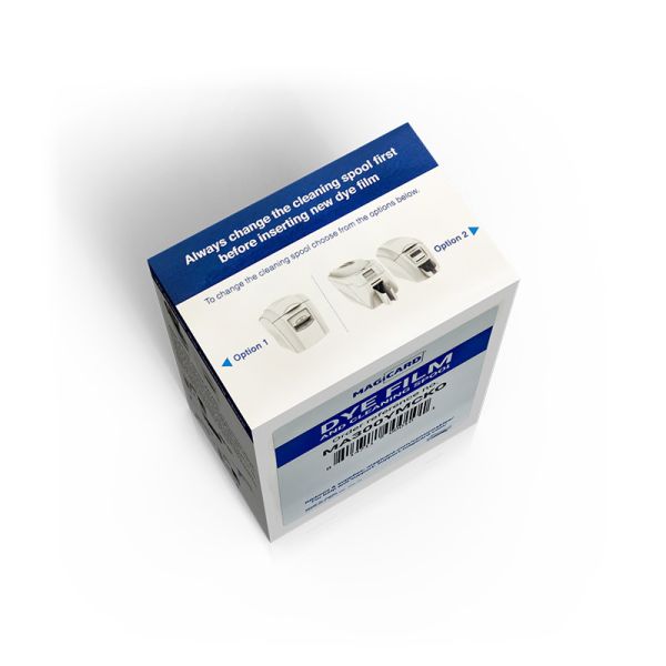 Original Import Magicard Ribbon Ma300ymcko Dye Film And Cleaning Spool 300 prints/roll