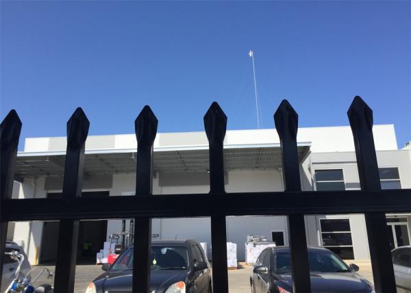 Australia market tubular spear top security Garrison fence / security metal fence / steel fence