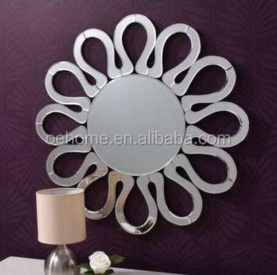 Venetian Asymmetrical Mirror Wall Mounted Bathroom Mirror For Interior Decorating