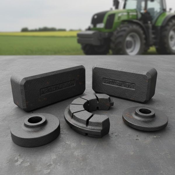 Custom Sizes Cast Iron Tractor Counterweight Castings for High Density and Corrosion Resistant Agricultural Weight Balancing