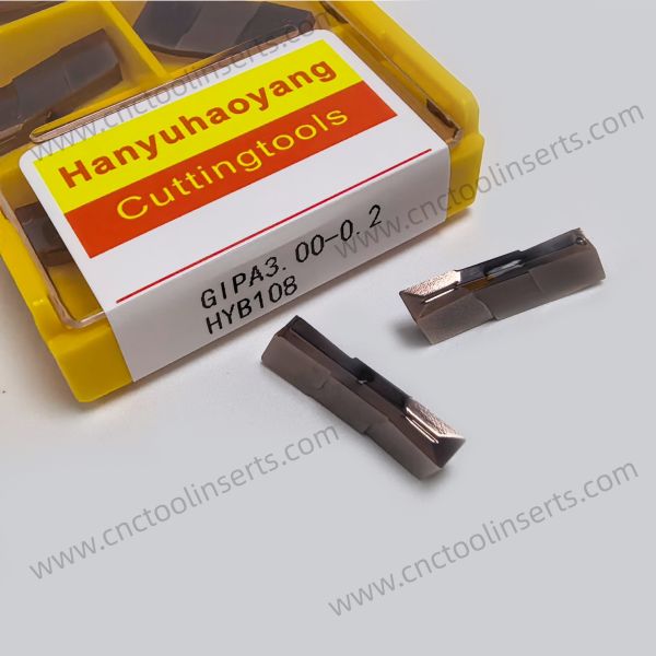 Grooving Insert GIPA3.00-0.2 – PVD HYB108 Coated, for Ti, Ni alloys, Die & Hardened Steels (＞55 HRC)