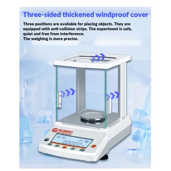 Laboratory 0.01g Analytical Balance Scale  External Calibration 600g 1000g 2000g 3000g Capacity Analytical Balance