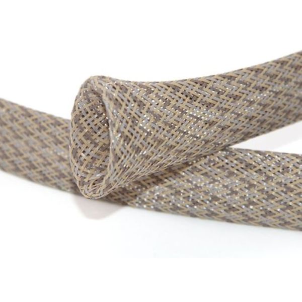 Слевинг полиэстера теплоусаживающий заплетенный, высокая плотность рукава предохранения от кабеля