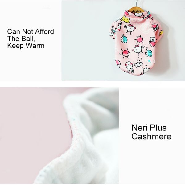 Velvet Cotton Wool Dog Coat