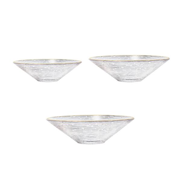 Gold-Edged Textured Glass Plates | Bulk Wholesale | OEM Service | Wedding/Hotel Supply | Fast Fulfillment