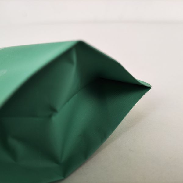 Food Grade Aluminum Foil ziplockk Bag 3.5g Mylar weed Bag Matte Black Stand Up