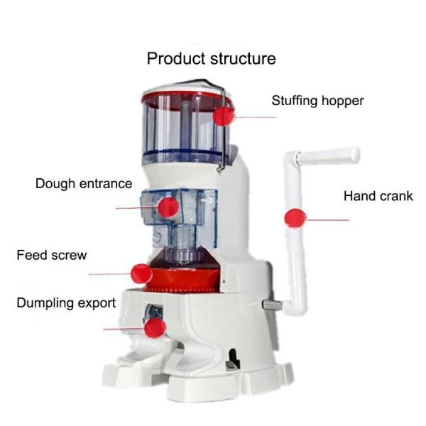 Household Plastic Dumpling Maker Handmade Manual Dumpling Making Machine