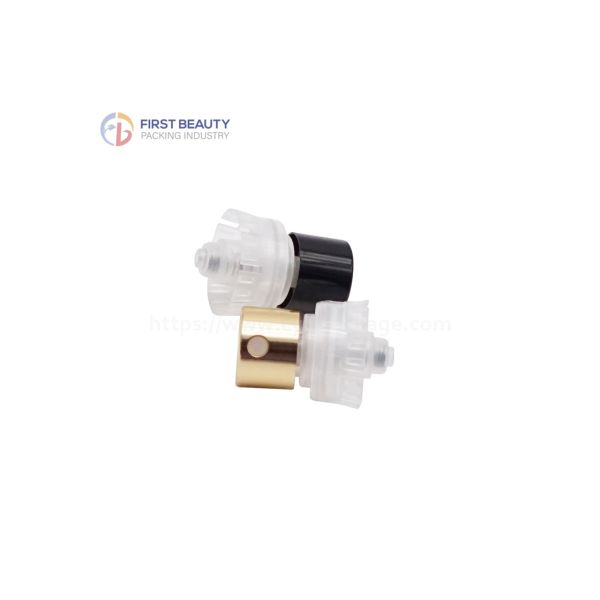 Crimpless подняло пластмасса насоса брызг духов золота алюминиевая с воротником для бутылок